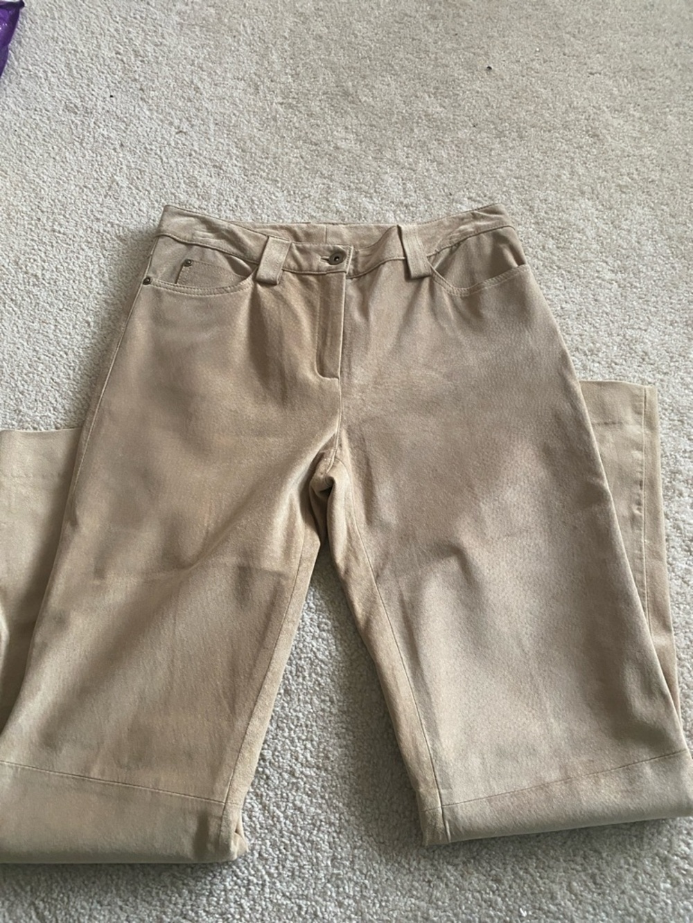 Ectetera suede size 6 pants - Picture 3 of 5